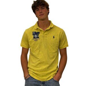 Polo Ralph Lauren Mens Preppy Polo Shirt Medium Nautical Embroidered